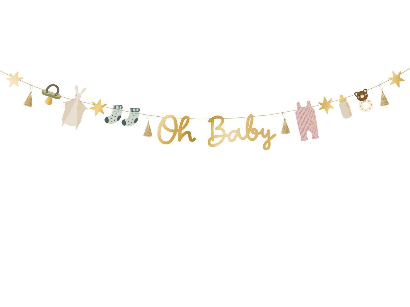 Party Deco Banner Oh Baby