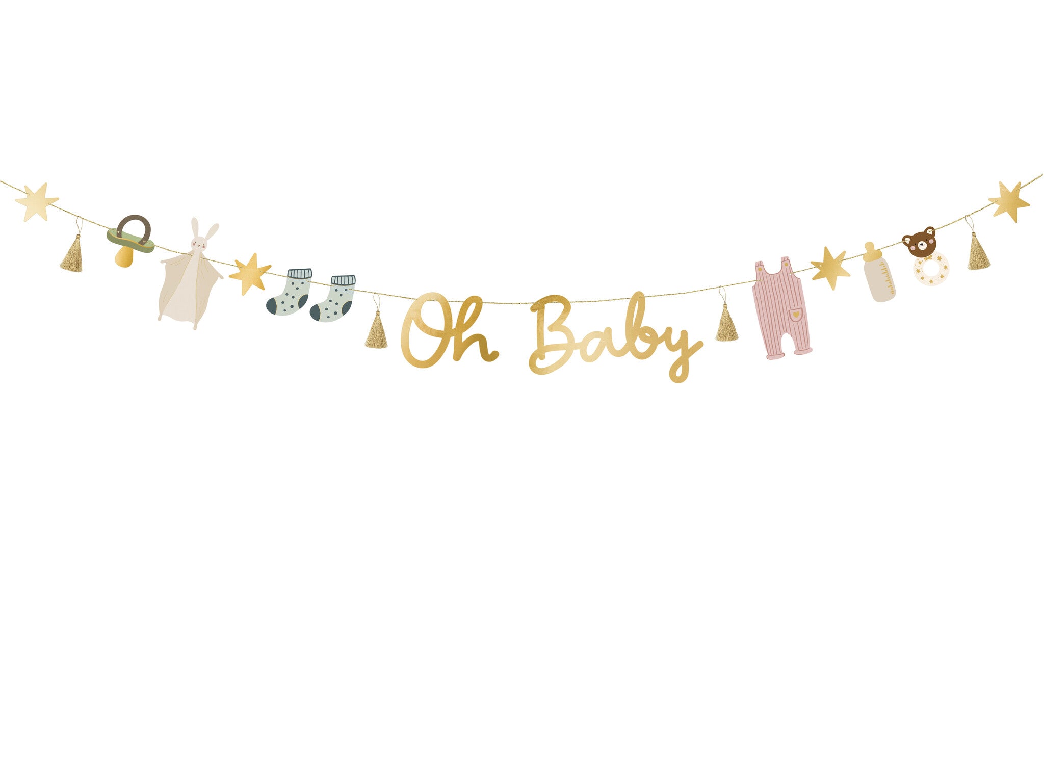 Party Deco Banner Oh Baby