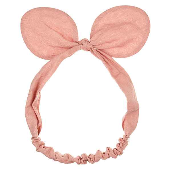 Headband - Minnie Bow Bando Coral - Mimi and Lula