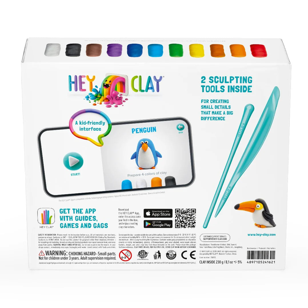Hey Clay | Boetseerklei  Vogels