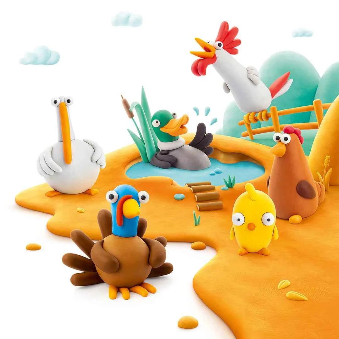Hey Clay | Farm Bird Modeling Clay