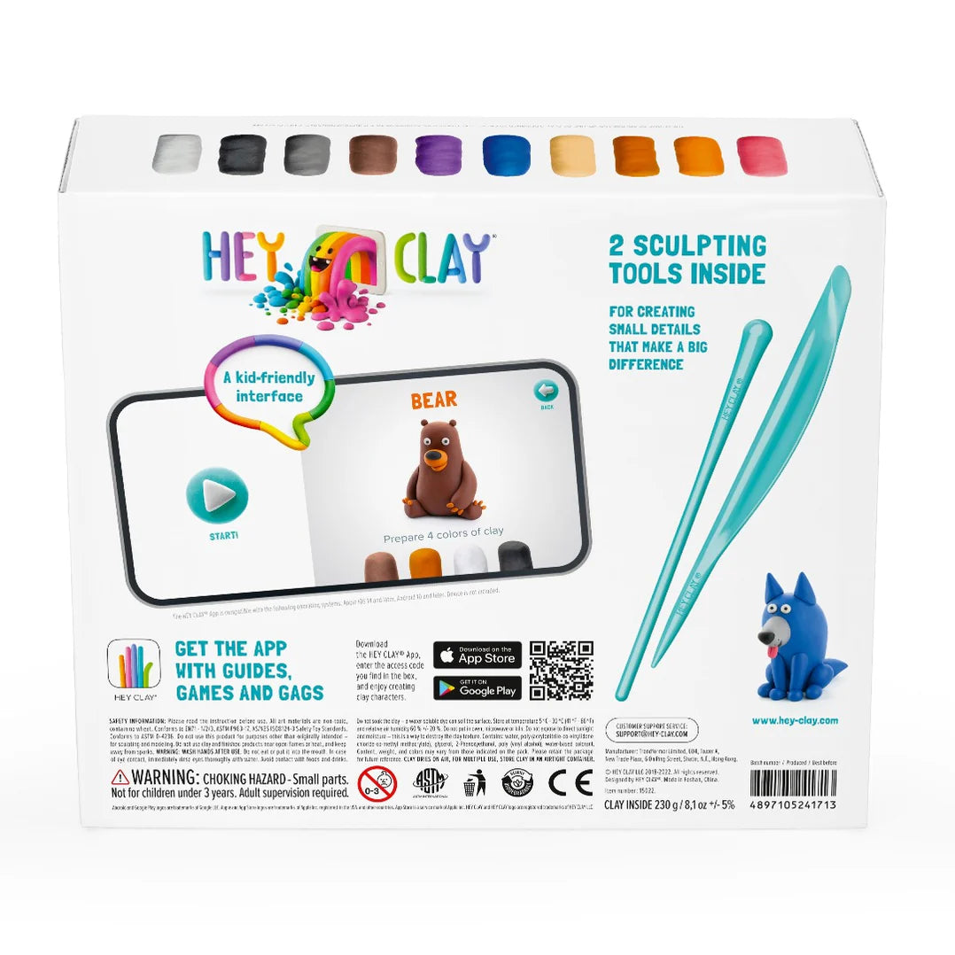 Hey Clay | Boetseerklei Bosdieren