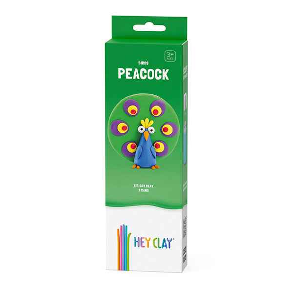 Hey Clay | Sculpting Clay Birds - Peacock