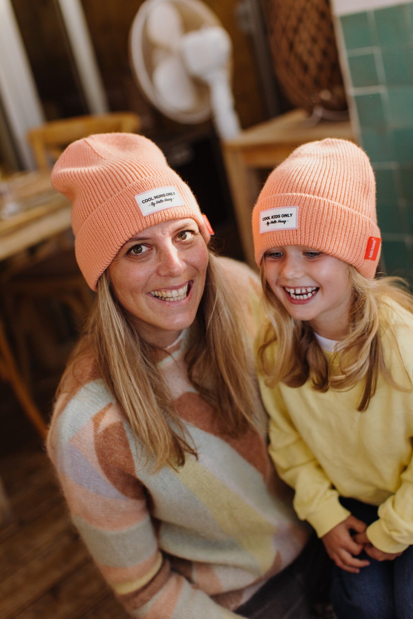 Hello Hossy Beanie Pop Apricot Mum