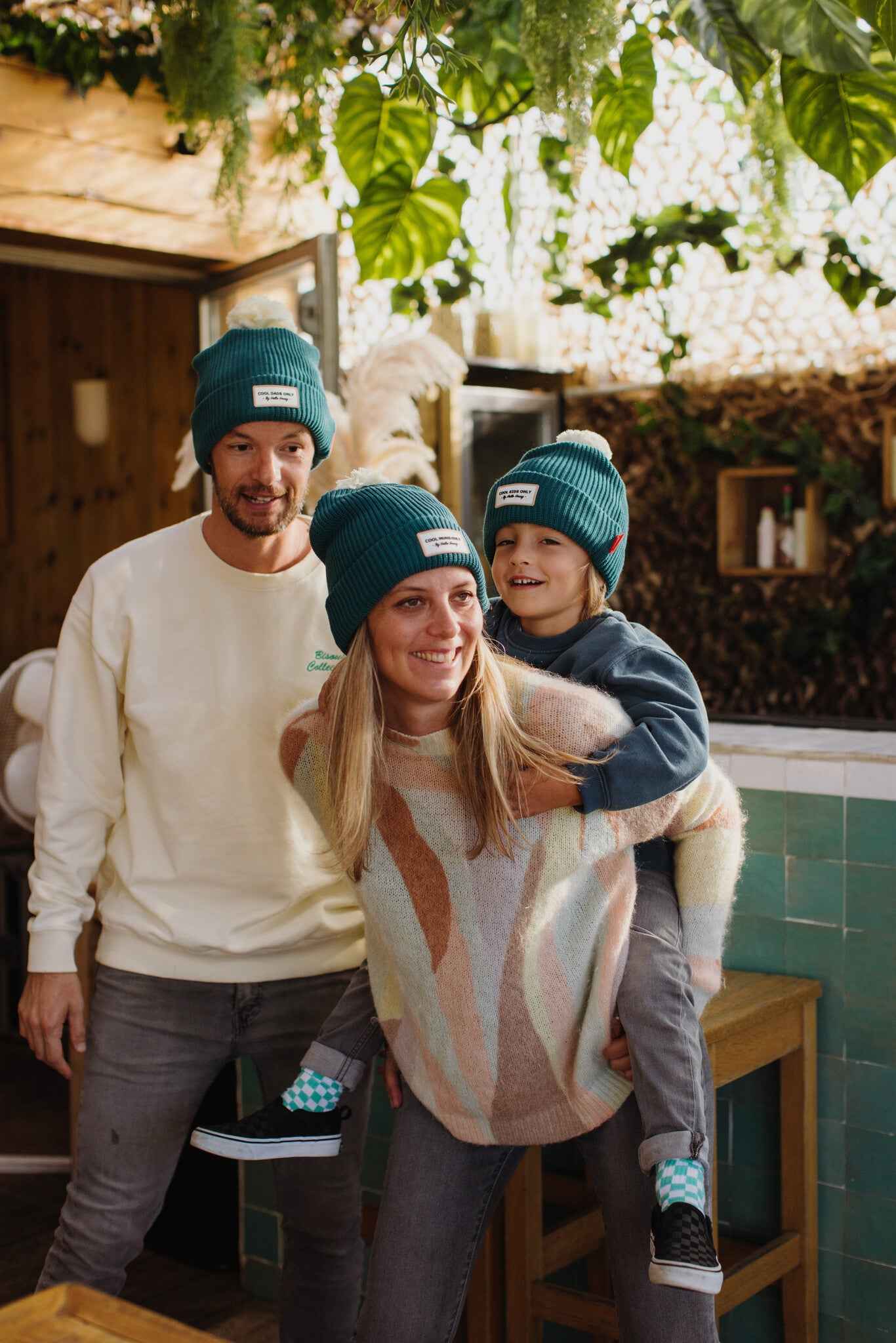 Hello Hossy Beanie  Block Duck Dad