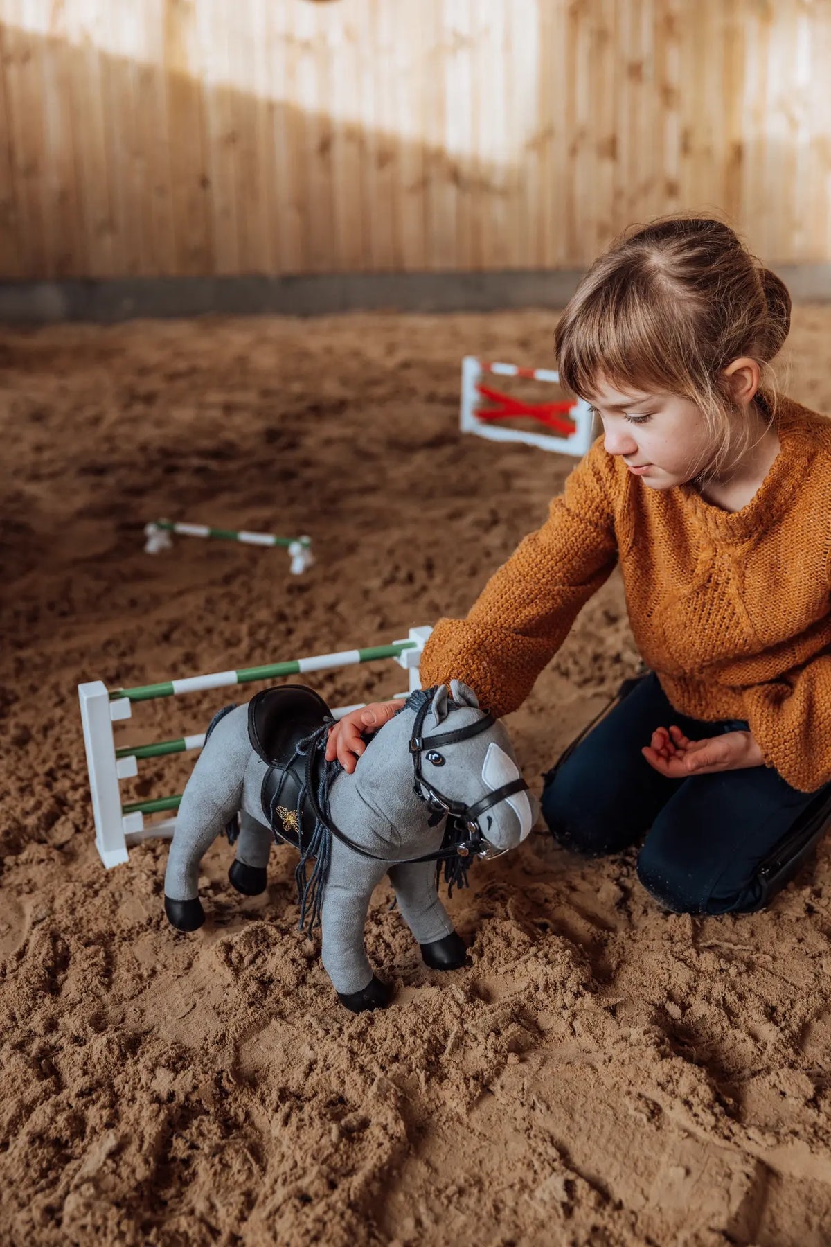 By Astrup | hindernis gekruiste balken voor knuffelpony's
