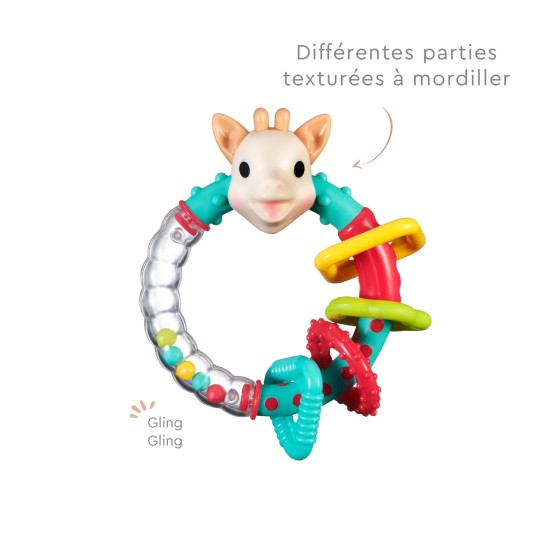 Sophie La Girafe | Rammelaar/Bijtring Multi-Textured Rattle