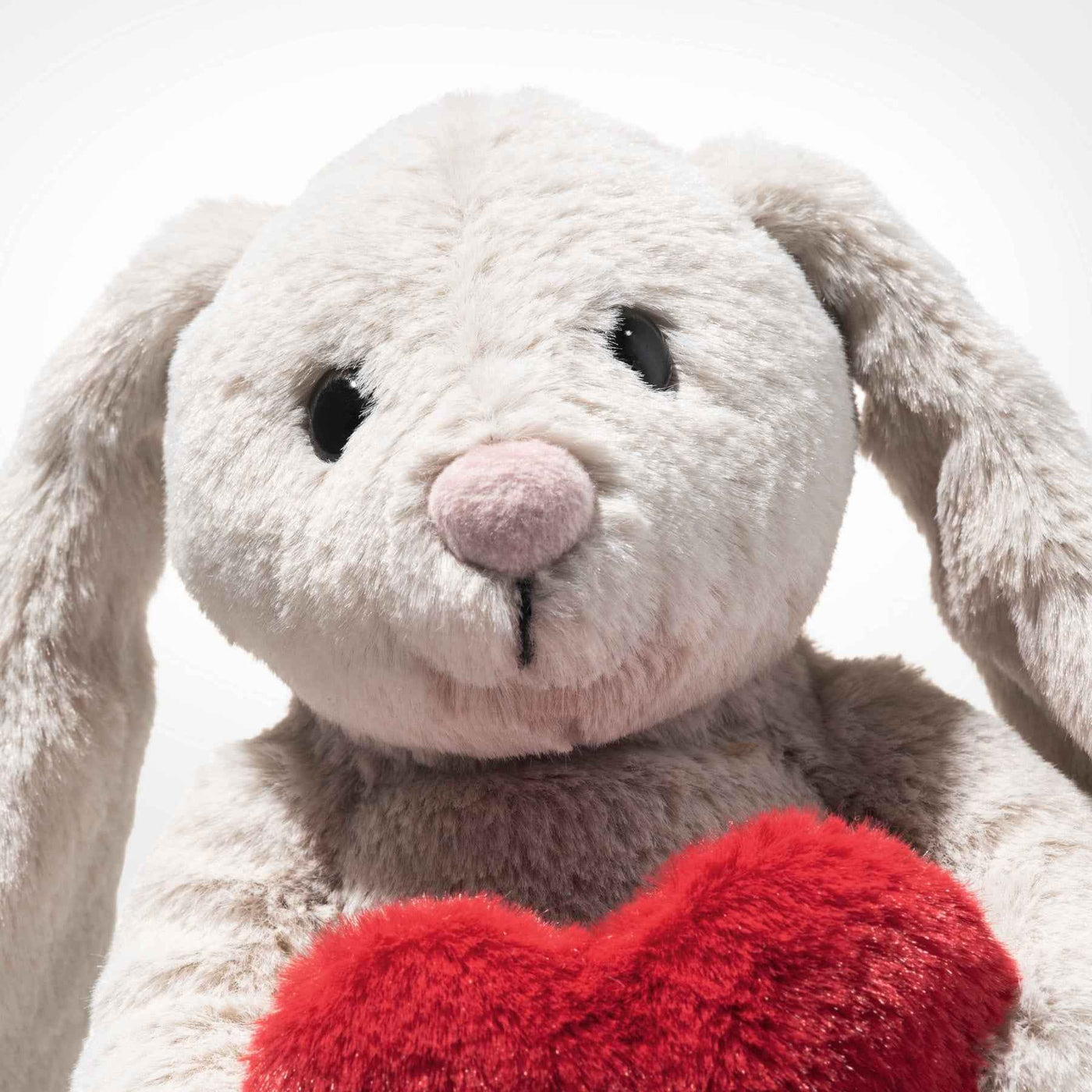 Steiff | Hoppie Rabbit Love 16cm Light Grey