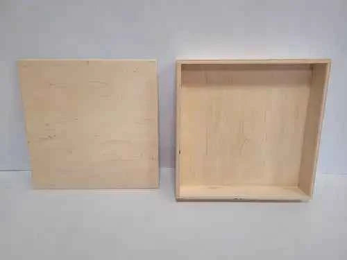 Alexander Toys | Houten Speelbak Met Deksel 25x25x5cm