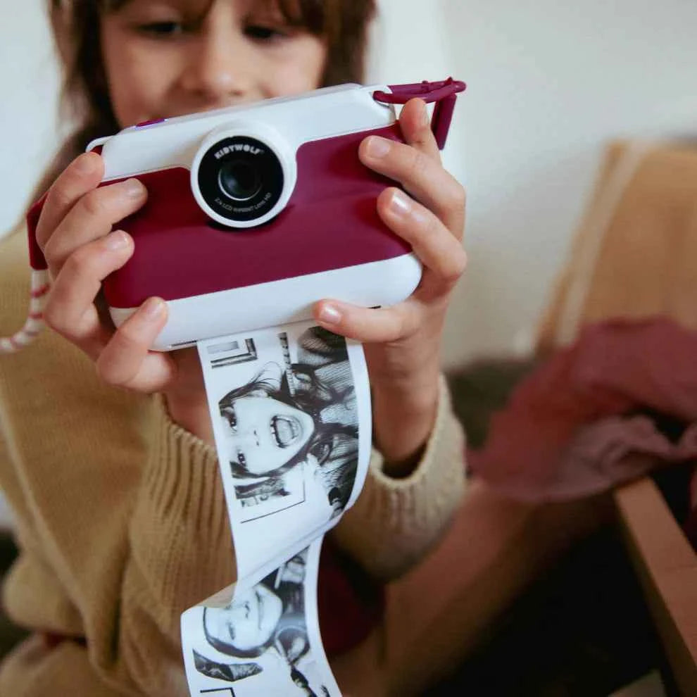 Kidywolf | K-Print Camera with Thermal Printer Bordeaux