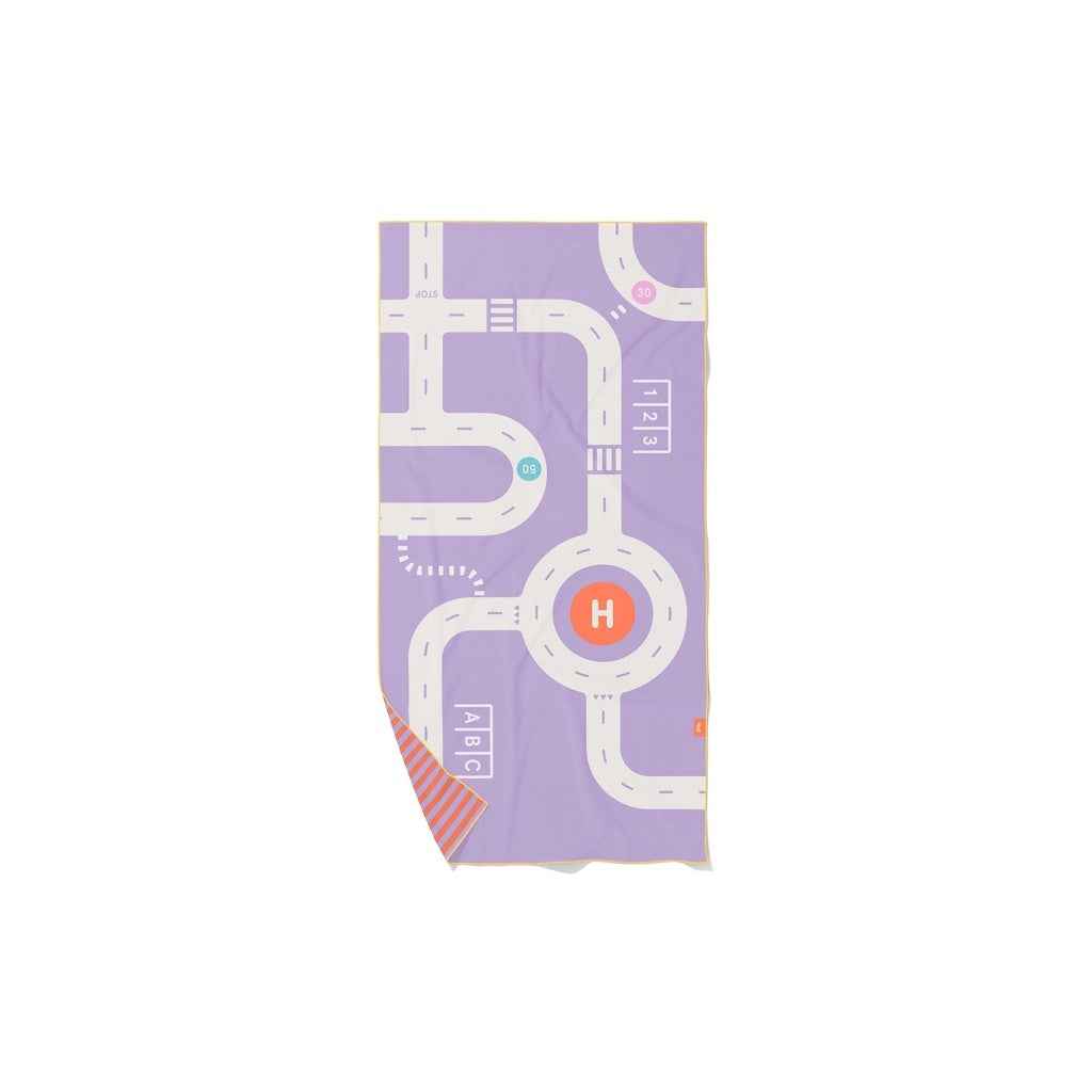 Quut | Play Towel M - Road Lavender