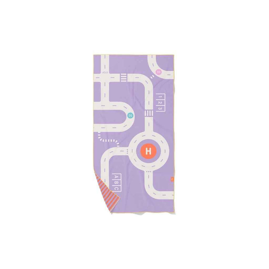 Quut | Play Towel M - Road Lavender