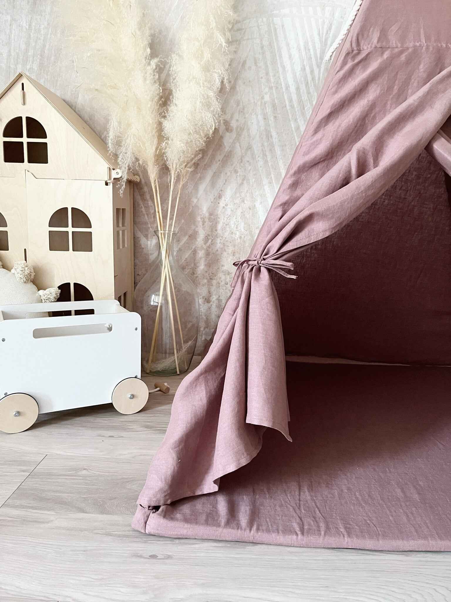 Moje | Tipi Tent - Marsala Linnen