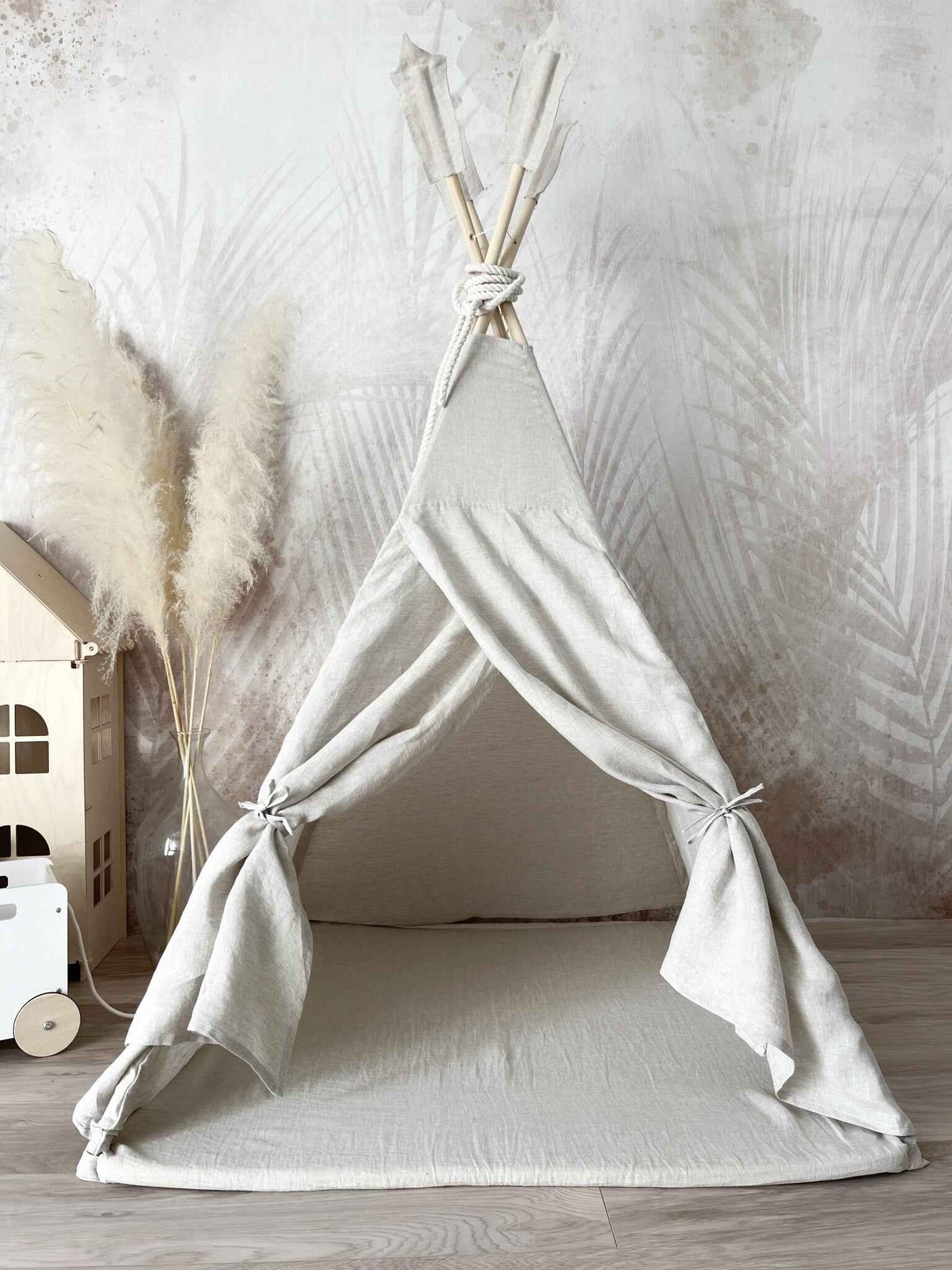 Moje | Tipi Tent - Naturel Linnen