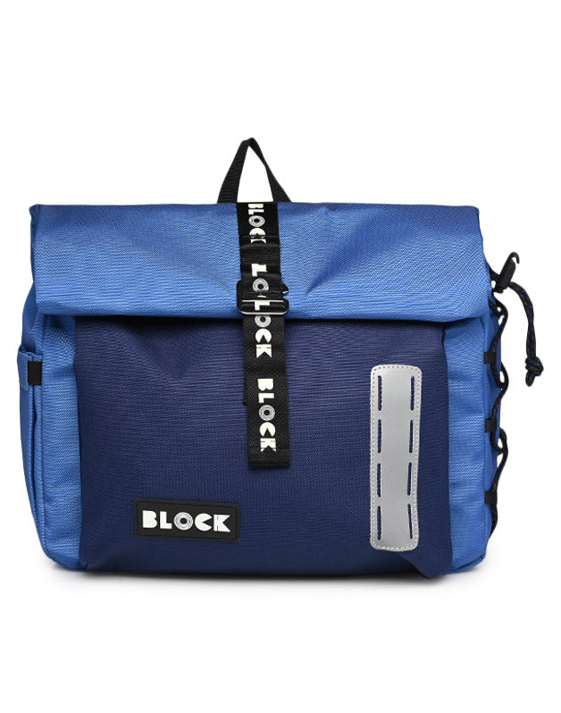 Caramel & Cie | Blue Urban Roll Top Tas Block