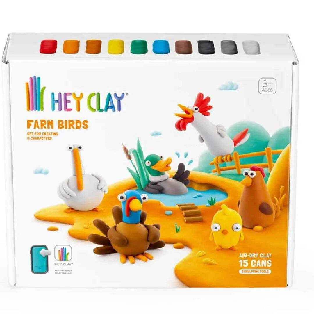Hey Clay | Modeling Clay Farm Birds
