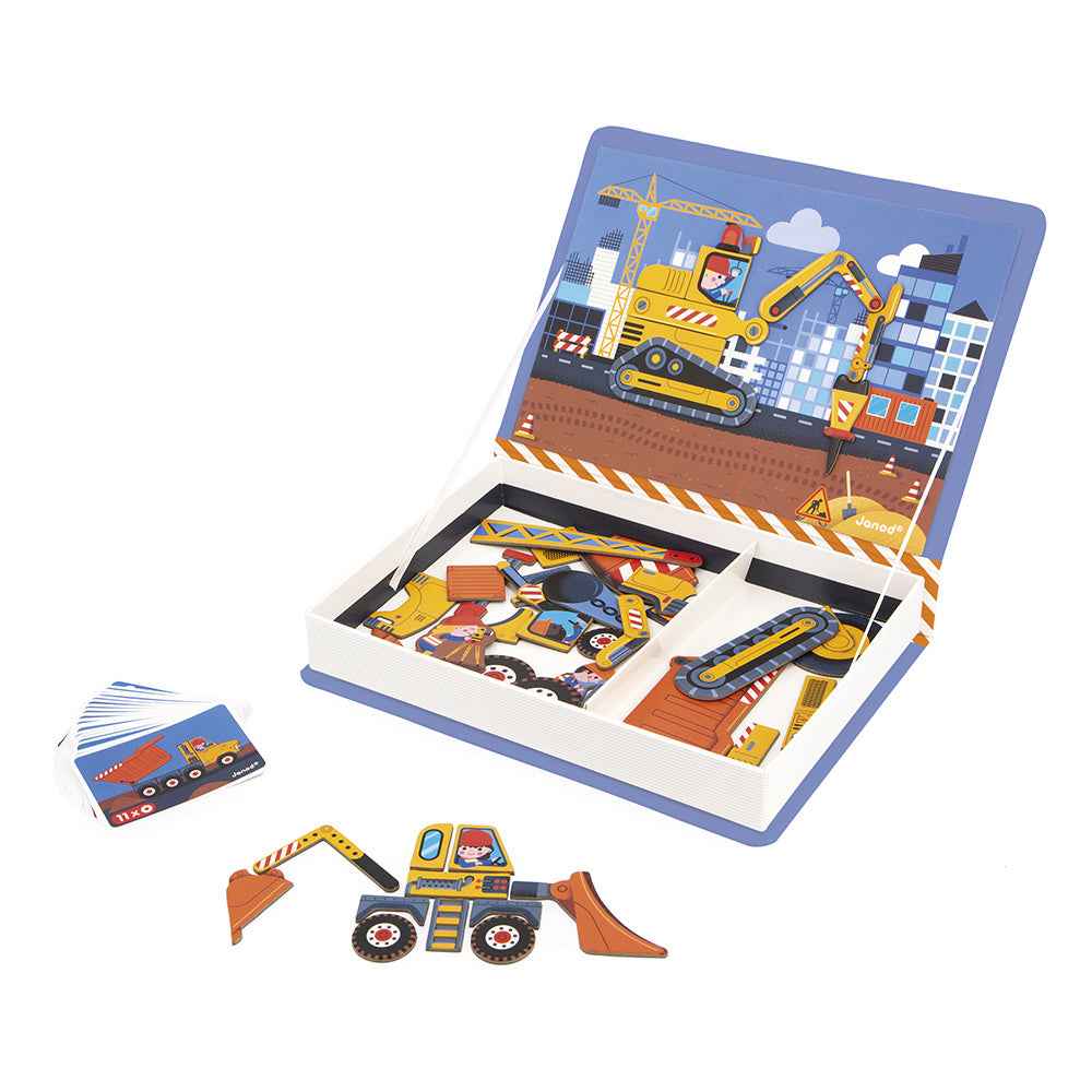 Janod | Magnetic Book: Construction