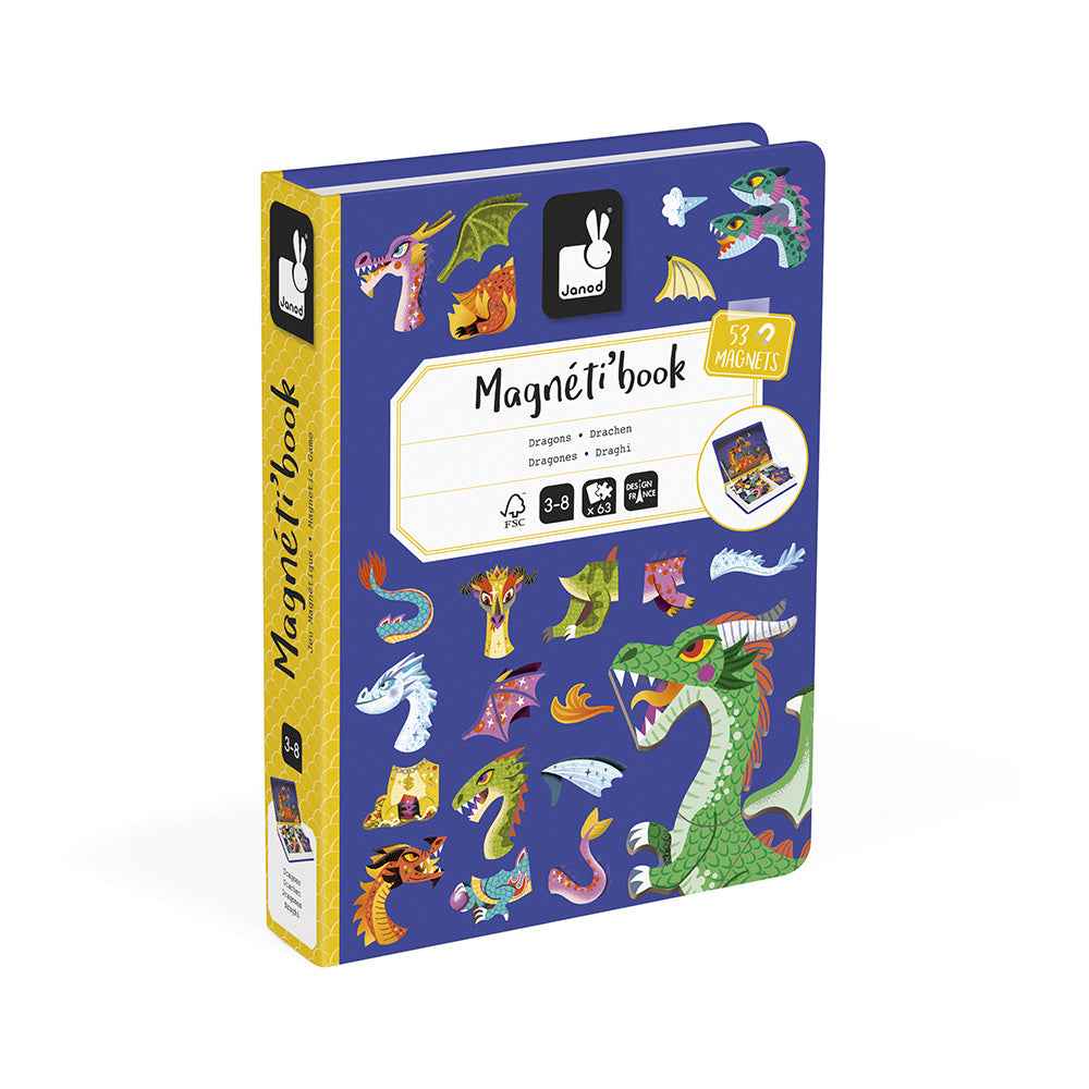 Janod | Magneetboek Draken