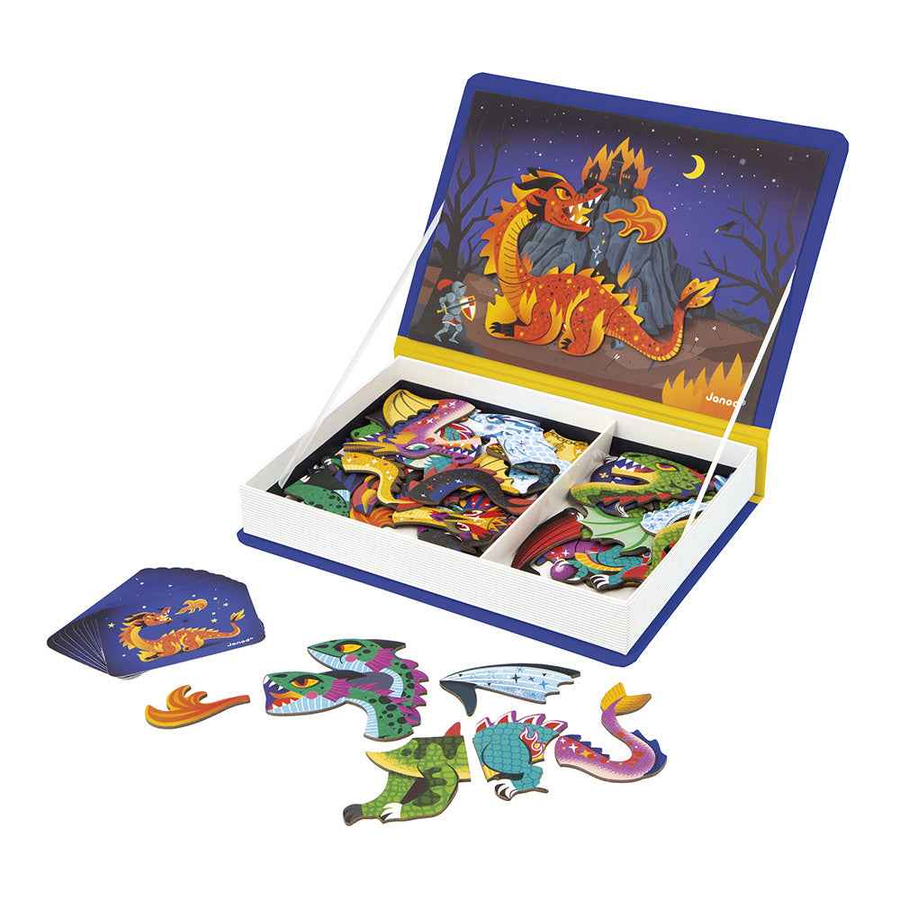 Janod | Magneetboek Draken