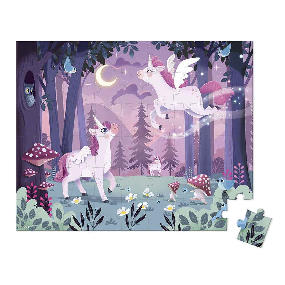 Janod | Unicorn Puzzle 54 pieces