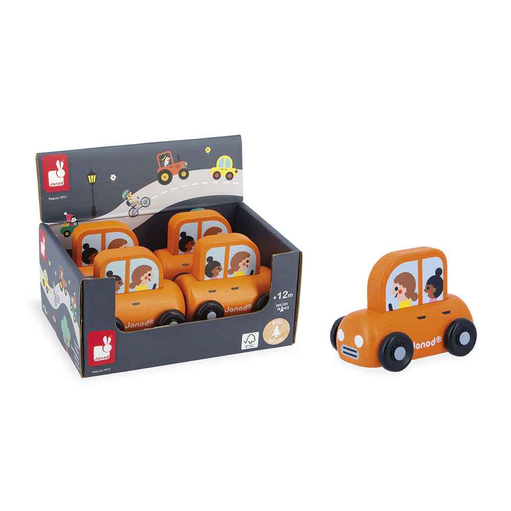 Janod | Cross Roads - Wooden City Family Car