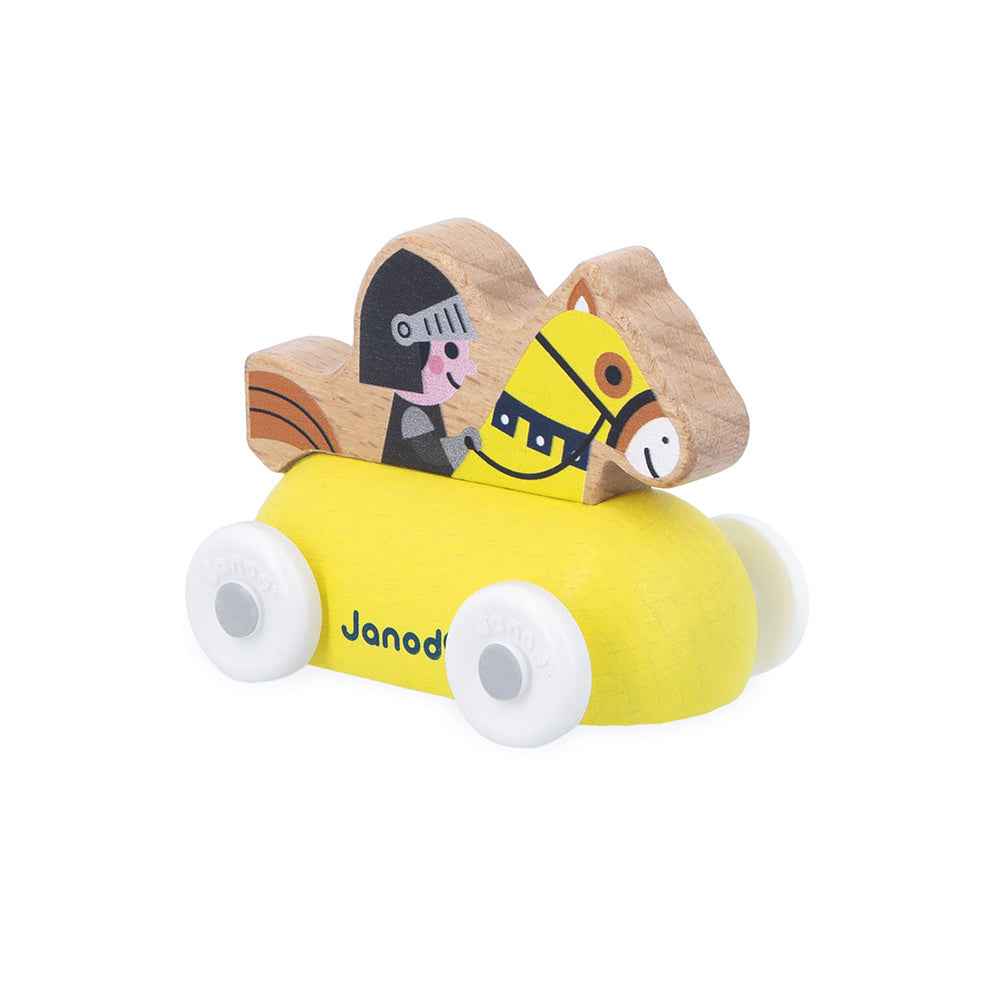 Janod | Cross Roads - Enchanted Kingdom Wooden Knight Carriage