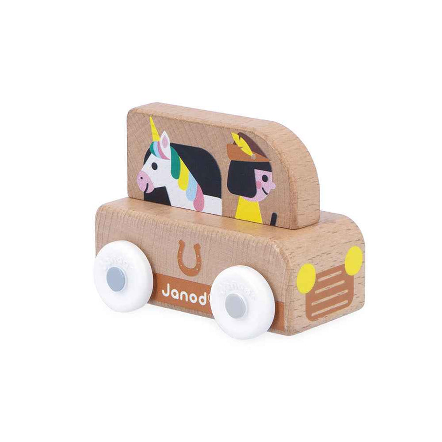 Janod | Cross Roads - Betoverend Koninkrijk Houten Eenhoornbusje