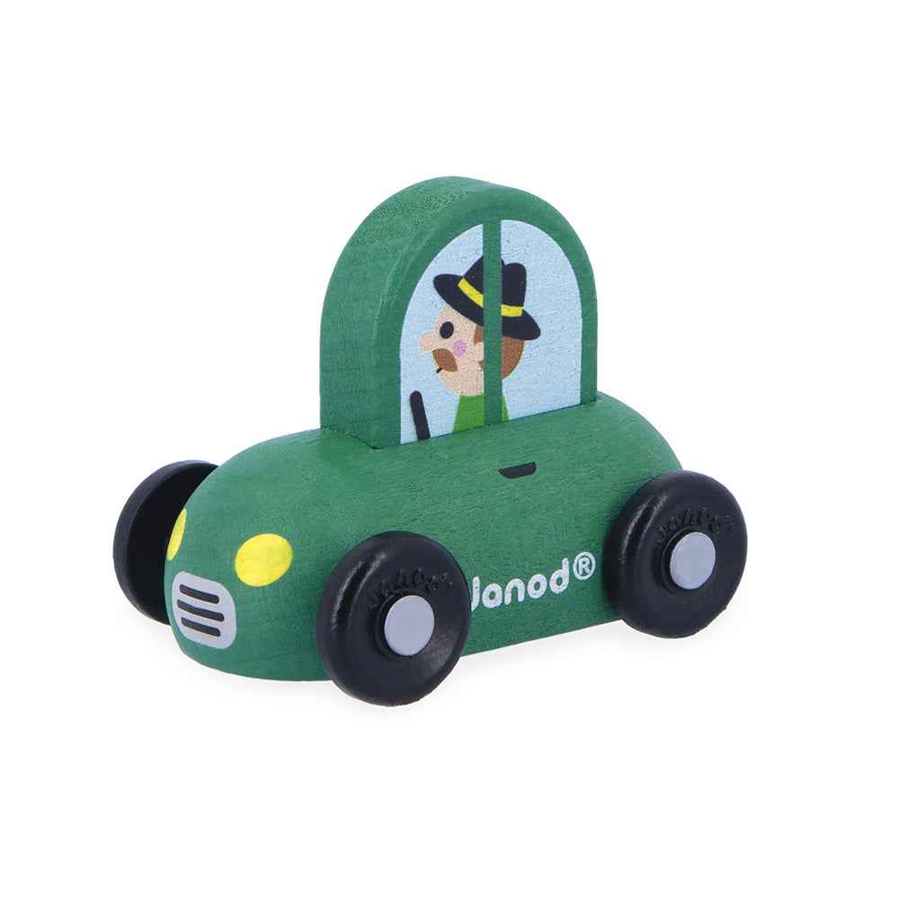 Janod | Cross Roads - Countryside Wooden Car