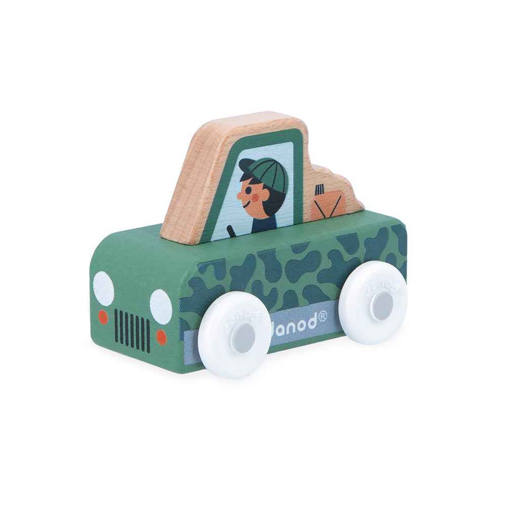 Janod | Cross Roads - Wooden Mountain Valley Off-Road Wagon