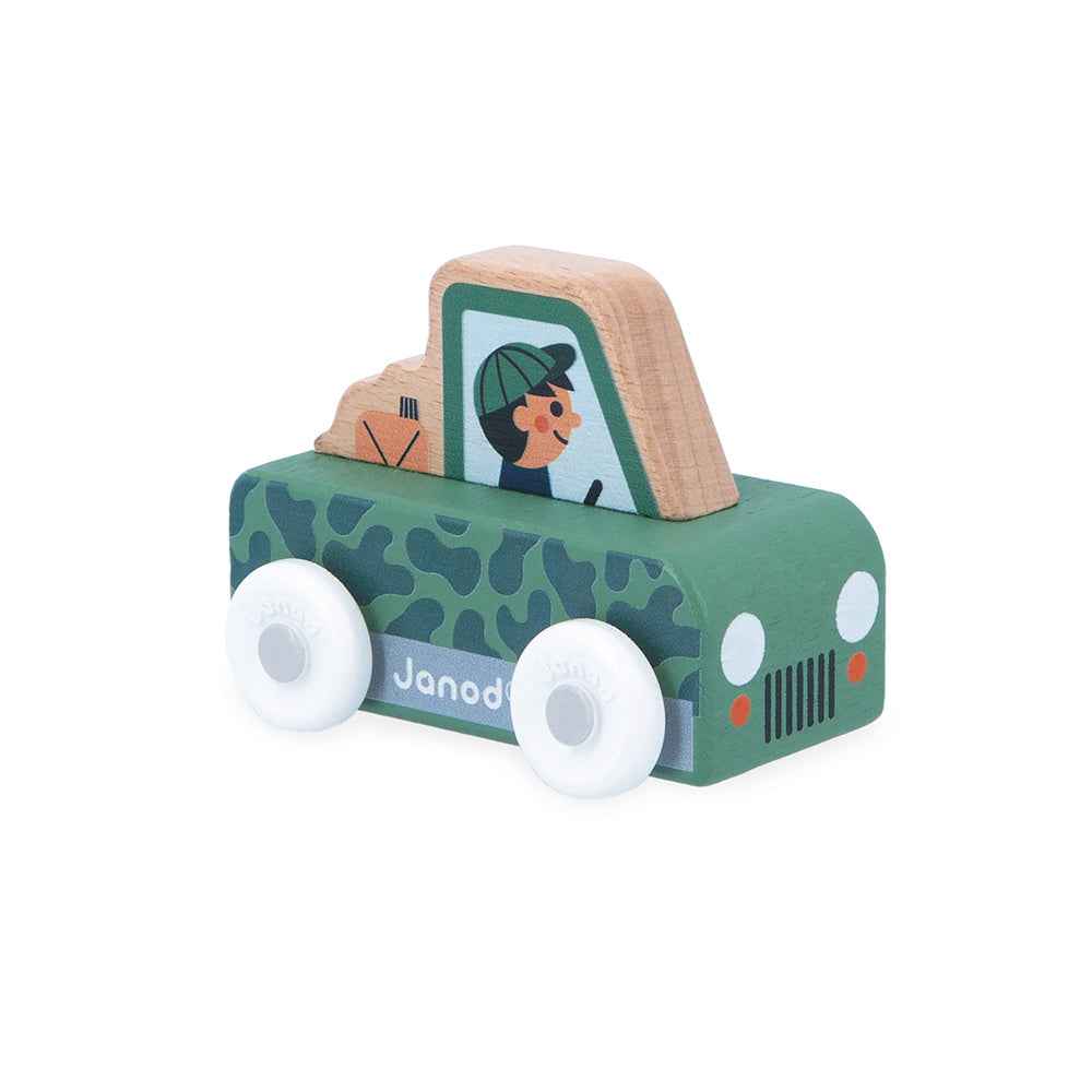 Janod | Cross Roads - Mountain Valley Wooden Off-Road Wagon
