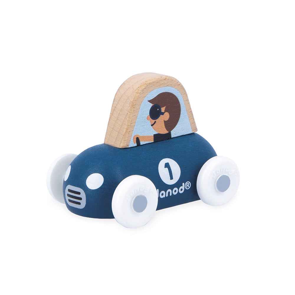 Janod | Cross Roads - Mountain Valley Wooden Toy Sports Car