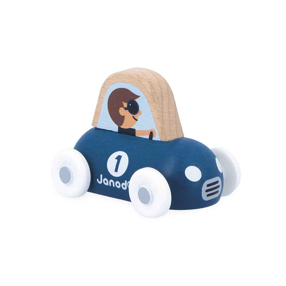 Janod | Cross Roads - Mountain Valley Wooden Toy Sports Car