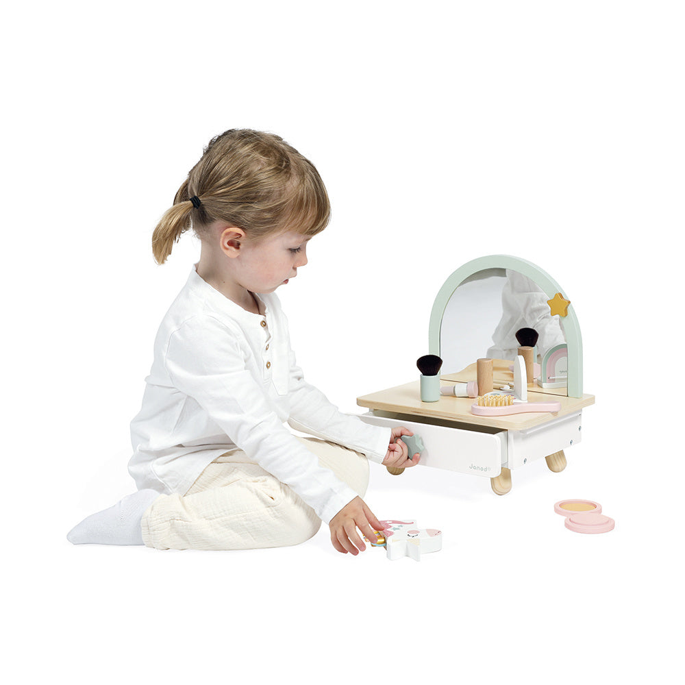 Janod | Eenhoorn Klein Make-up Tafel