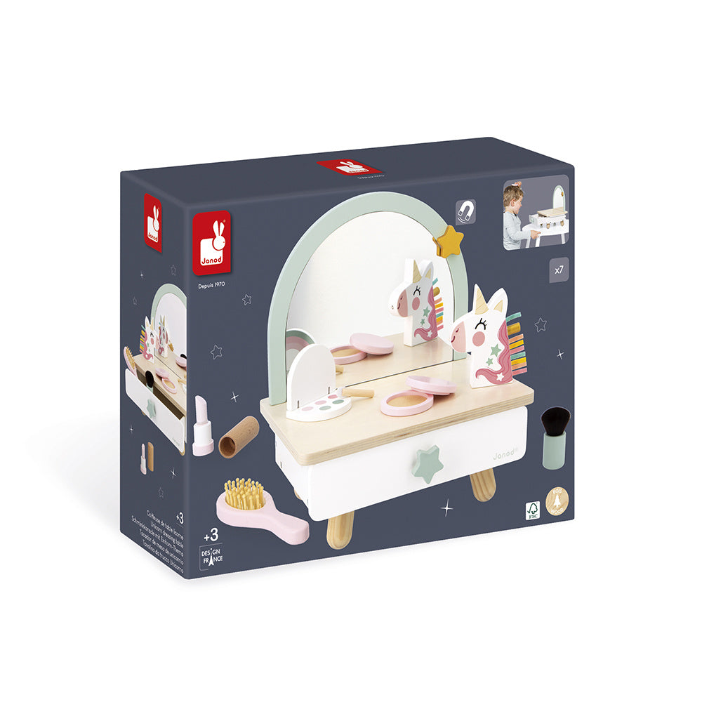 Janod | Eenhoorn Klein Make-up Tafel