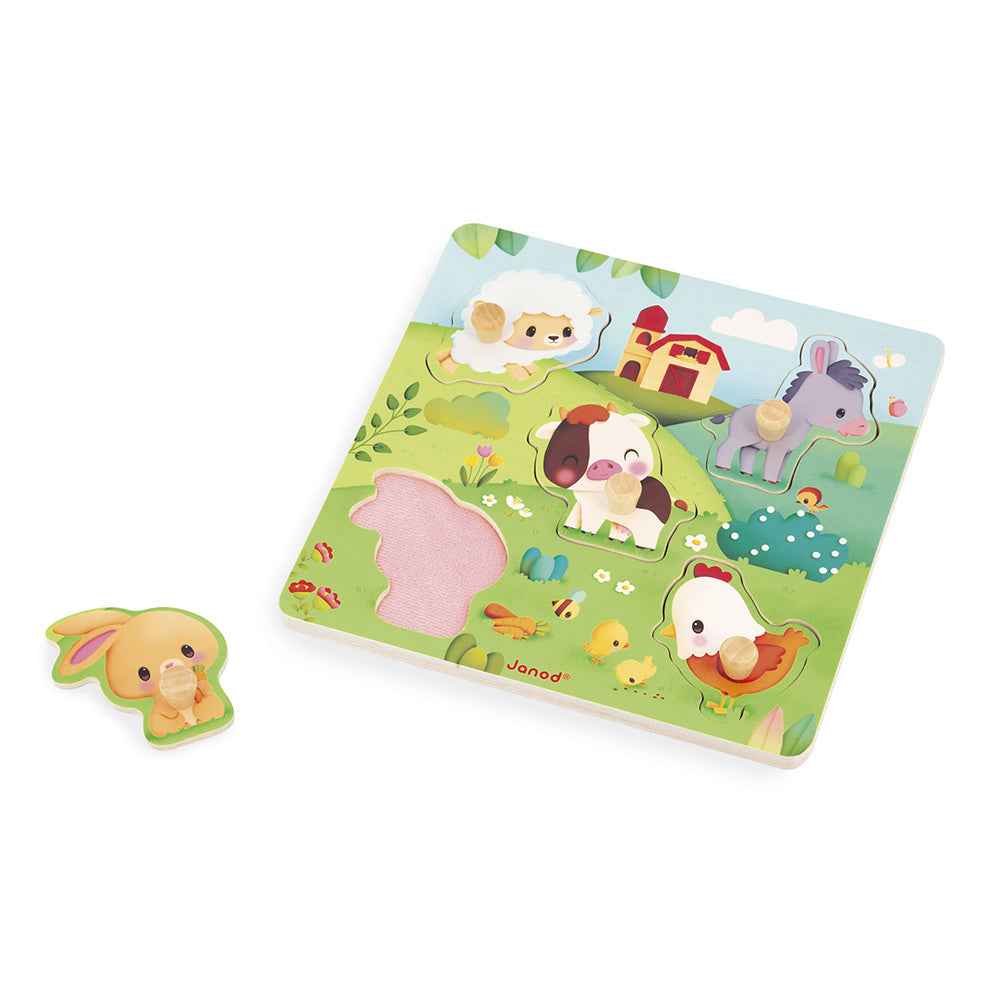 Janod | Farm Sensory Puzzle