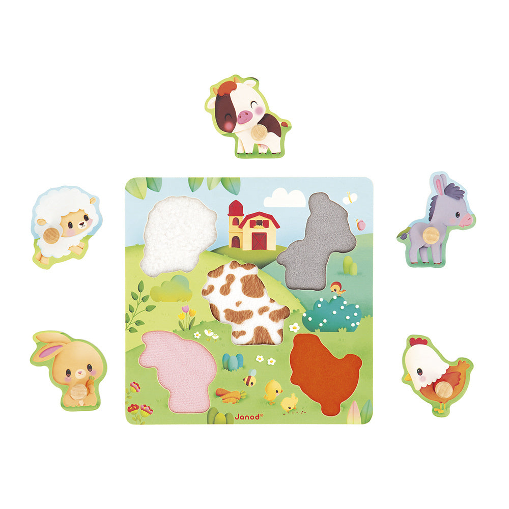 Janod | Boerderij Voelbare Puzzel