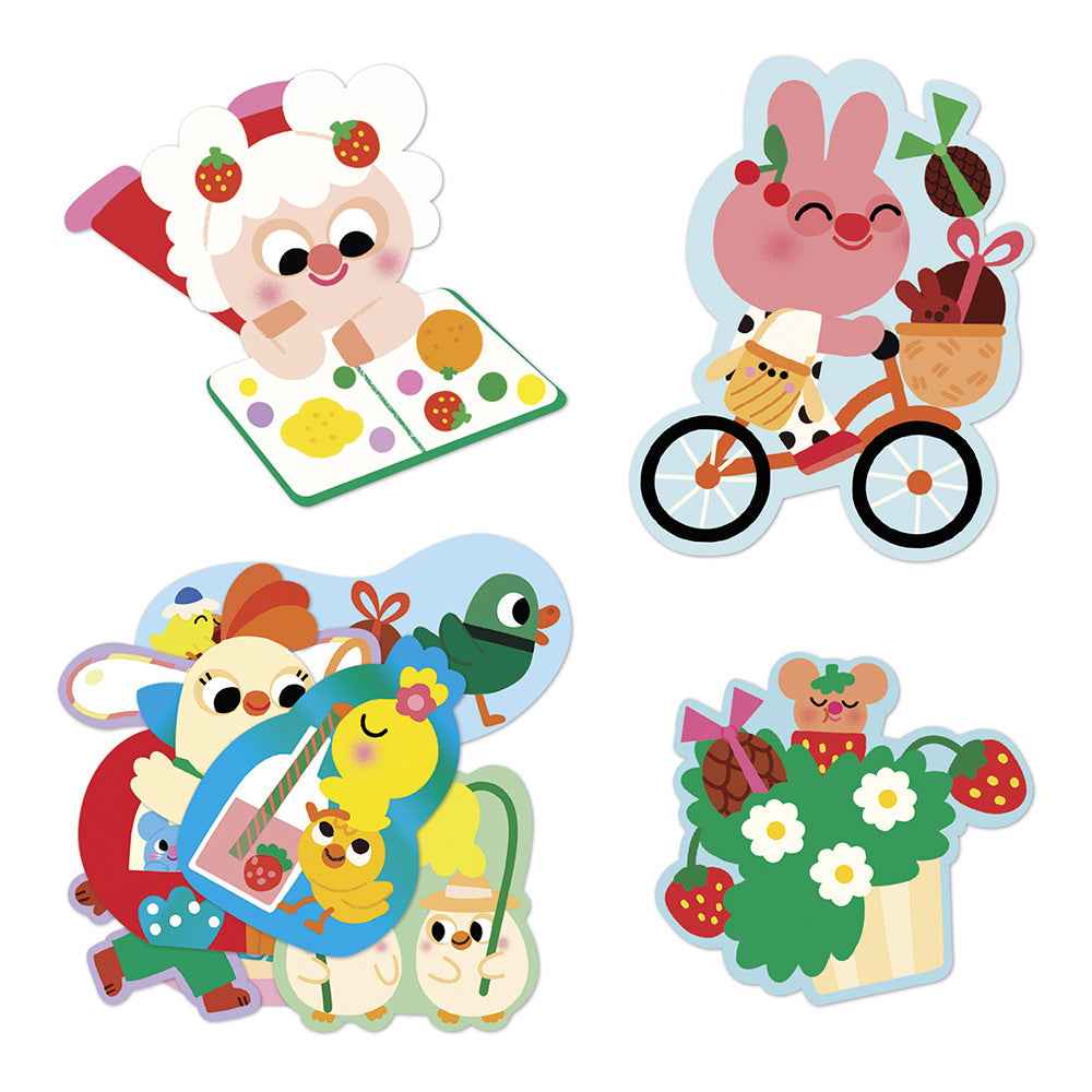 Janod | Grote Lentestickers x50