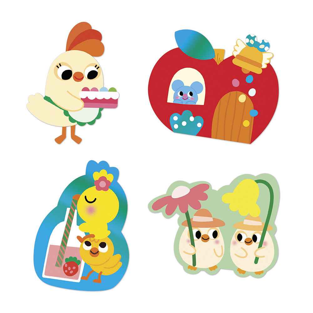 Janod | Grote Lentestickers x50