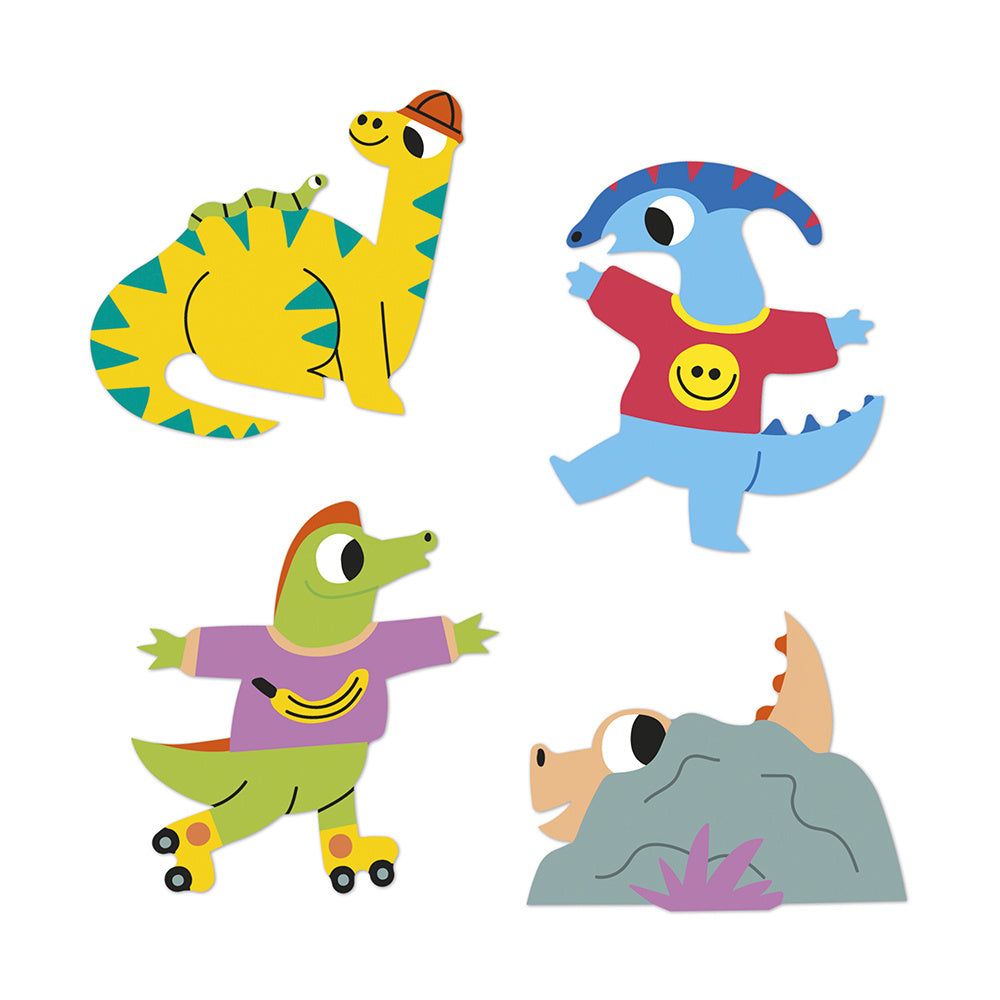Janod | Dinosaurus Stickers x100