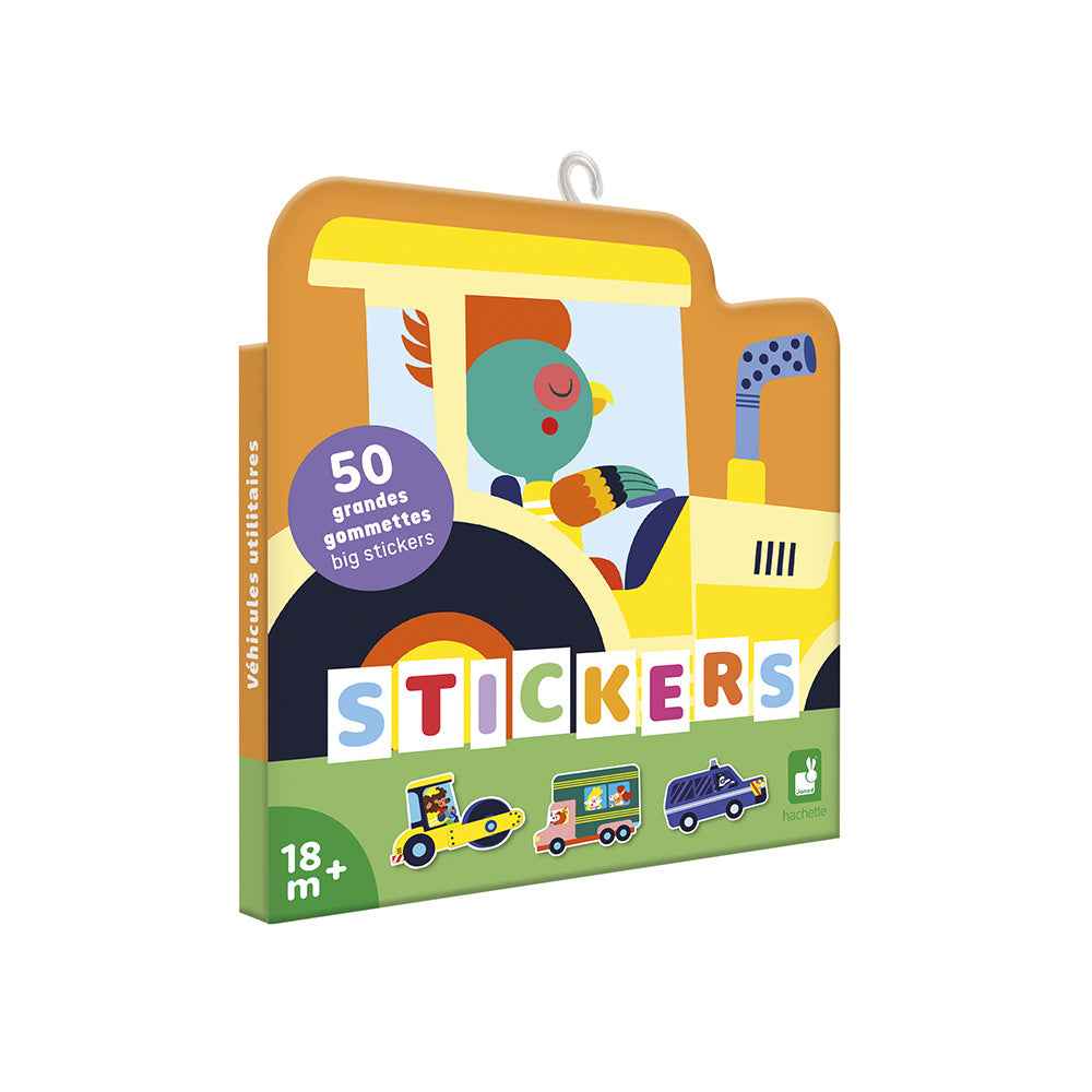 Janod | Grote Voertuigstickers x50