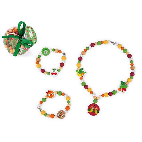Janod Birdy houten kralen Lovebirds