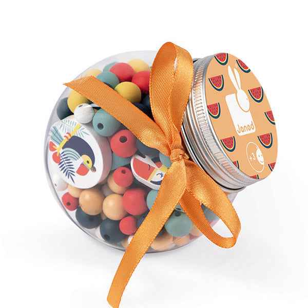 Janod Birdy wooden beads Toucans