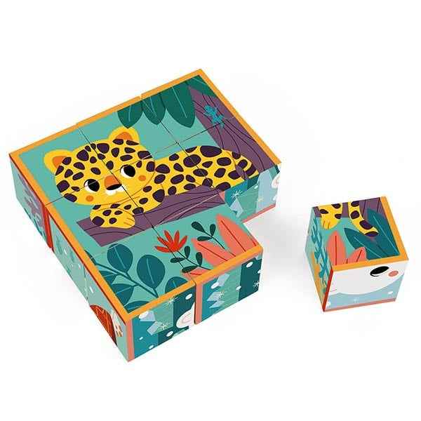 Janod Wild Animals WWF® Block Puzzle