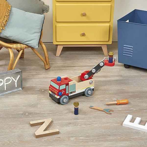 Janod Brico Kids brandweerwagen
