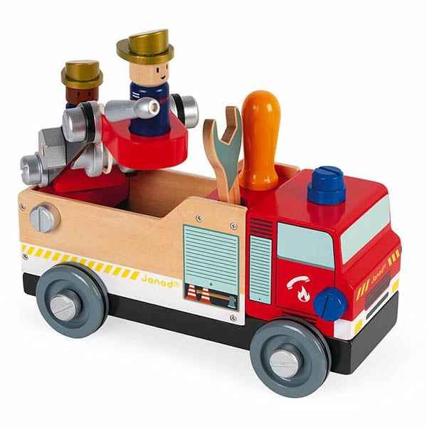 Janod Brico Kids brandweerwagen