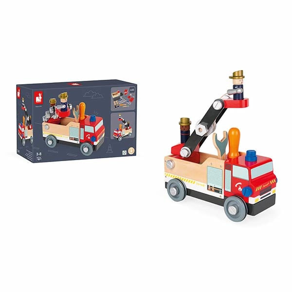 Janod Brico Kids brandweerwagen