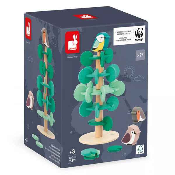 Janod WWF® tree construction toy with birds