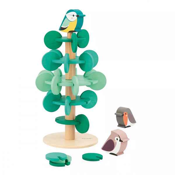 Janod construction toy tree with WWF® birds