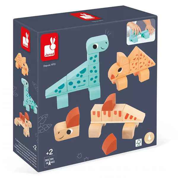 Janod Dino construction toy +2jr