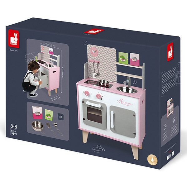 Janod houten keukentje Macaron